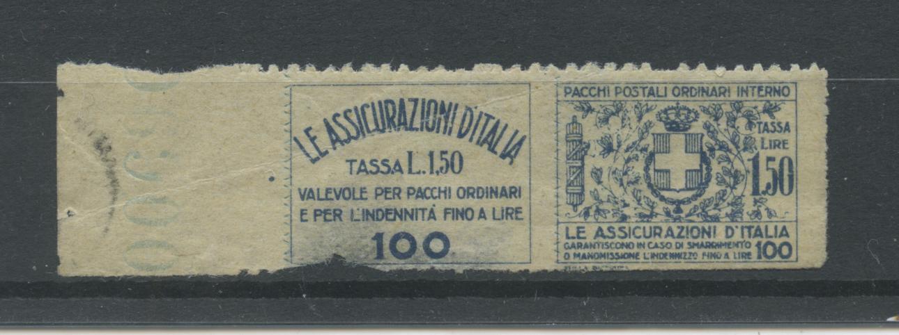 Scansione lotto: REGNO 1926 ASSICURAZIONE N.9 4 *  CERT.