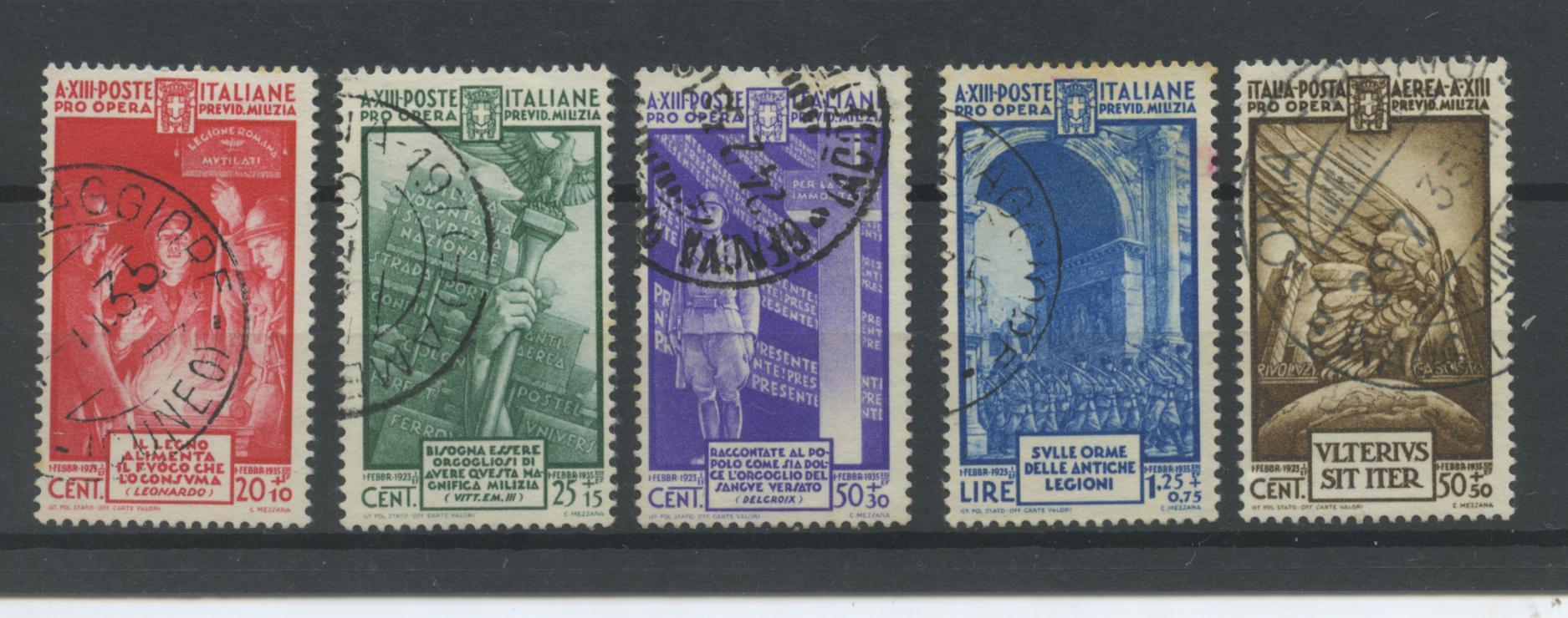 Scansione lotto: REGNO 1935 MILIZIA IV 5V.(originale) 4 US.