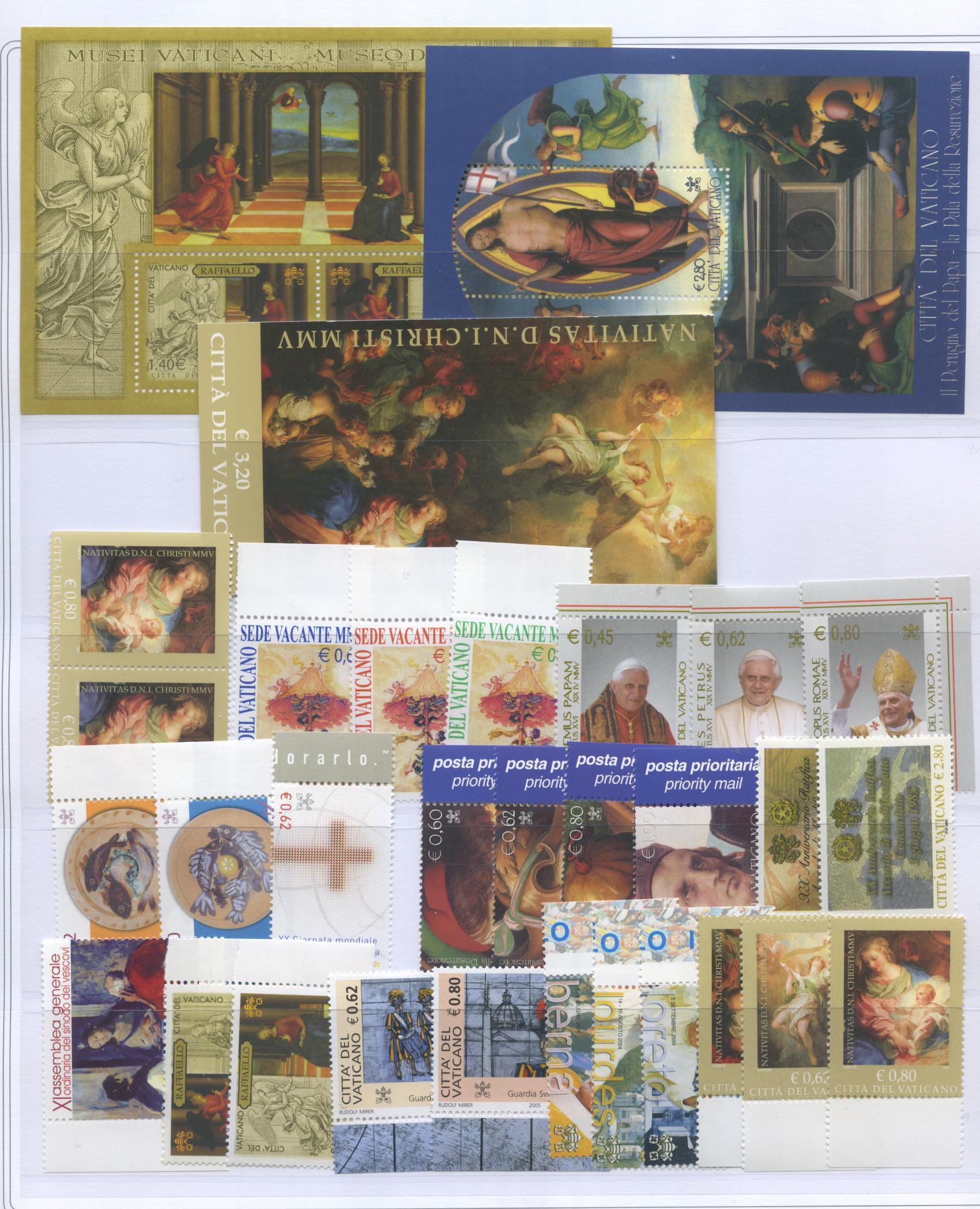 Scansione lotto: VATICANO 2005 ANNATA CPL. 27V.+7BF+1LB **