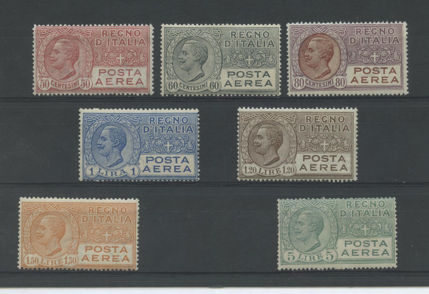 Scansione lotto: REGNO 1926 POSTA AEREA 7V. 3 **