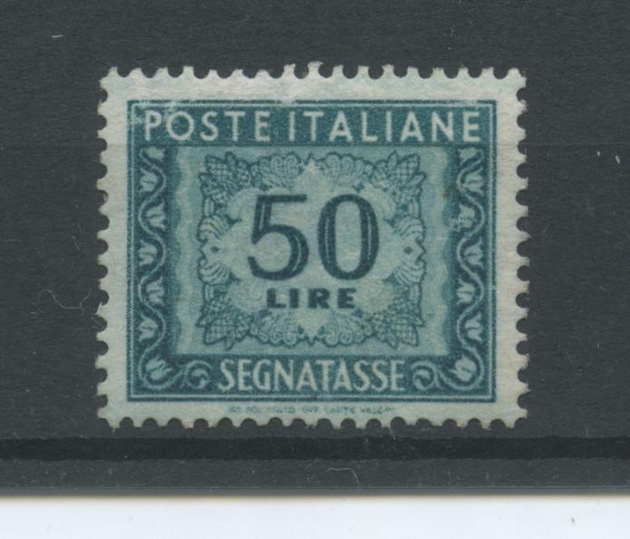 Scansione lotto: REPUBBLICA 1947 TASSE L.50 ** CENTRATO