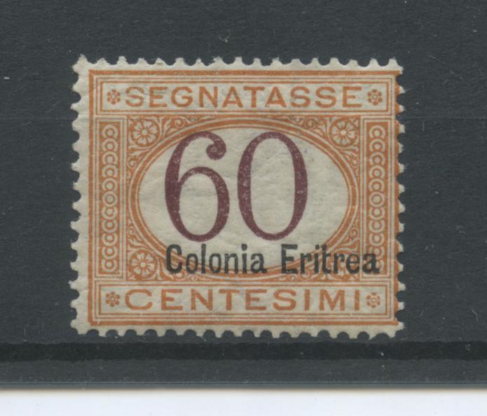 Scansione lotto: COLONIE ERITREA 1926 TASSE 60C. 5 **