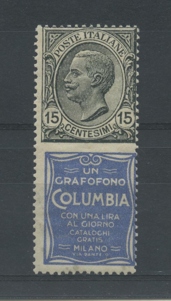 Scansione lotto: REGNO 1924 15C. COLUMBIA **