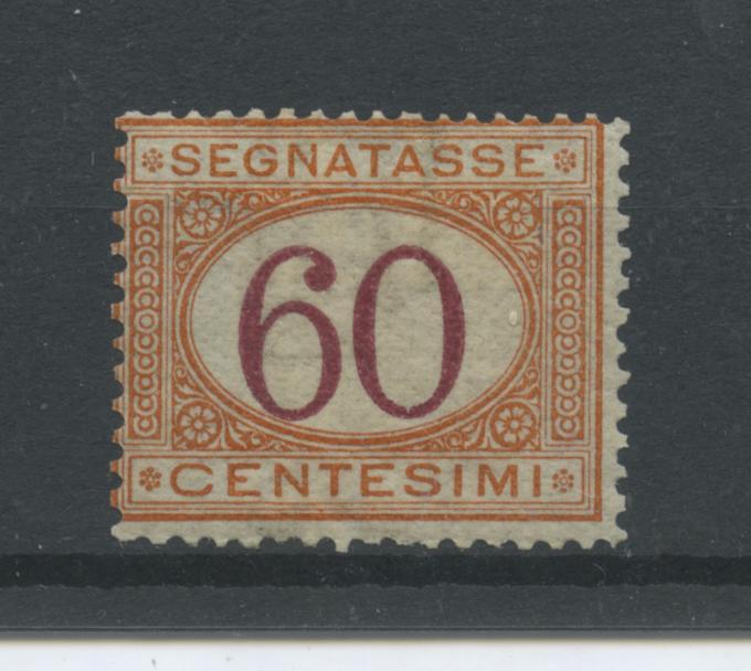 Scansione lotto: REGNO 1890/4 TASSE 60C. 2 *