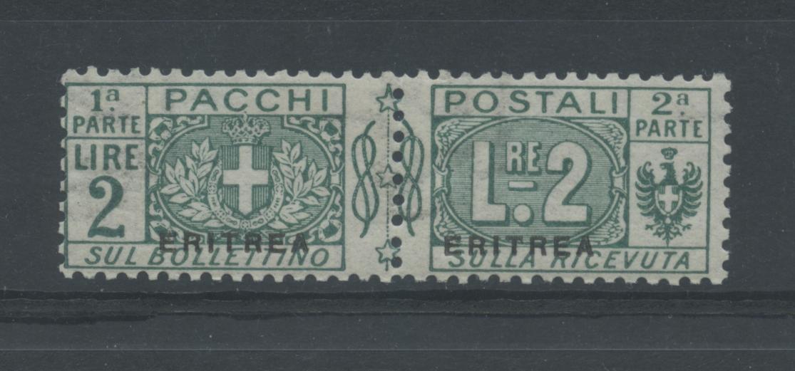 Scansione lotto: COLONIE ERITREA 1916 PACCHI L.2 **