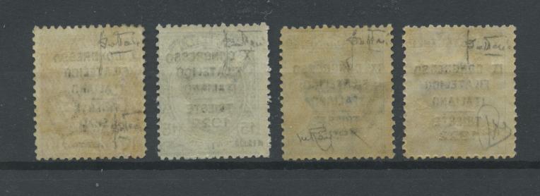 Scansione lotto: REGNO 1922 CONGRESSO FILATELICO 4V. 5 **  CERT.