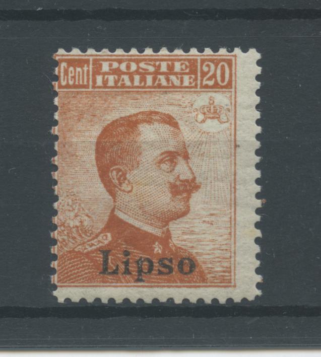 Scansione lotto: COLONIE EGEO 1917 20C. LIPSO **