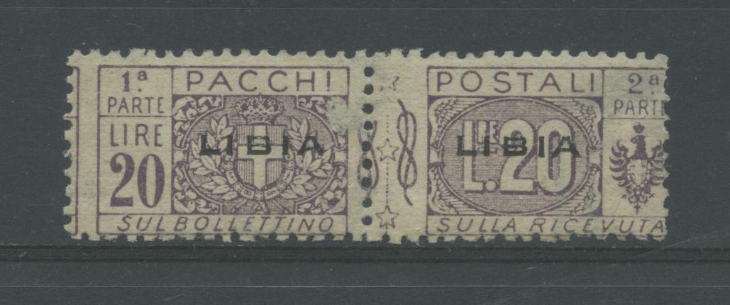 Scansione lotto: COLONIE LIBIA 1915/24 PACCHI L.20 N.13 2 **