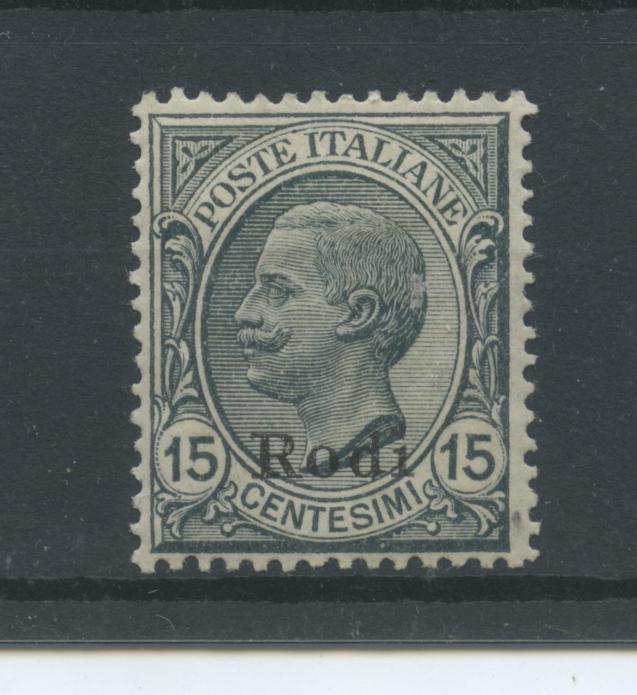 Scansione lotto: COLONIE EGEO 1921 15C. RODI *