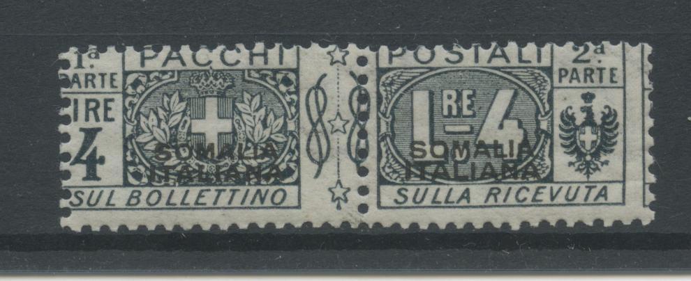 Scansione lotto: COLONIE SOMALIA 1917/9 PACCHI L.4 N.9 **