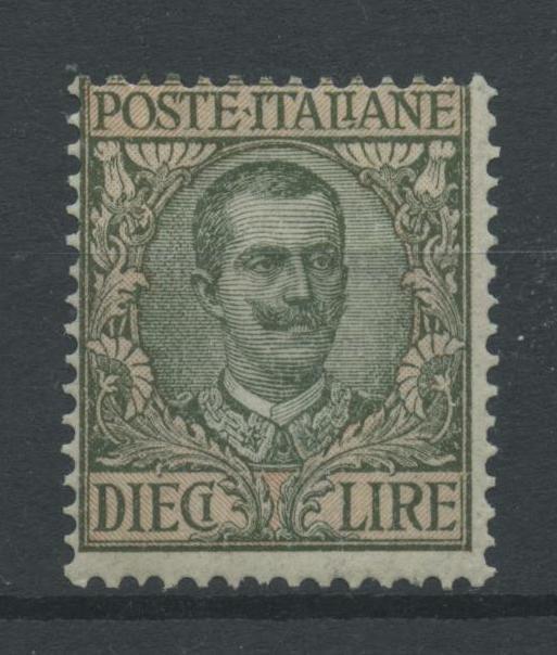 Scansione lotto: REGNO 1910 L.10 **