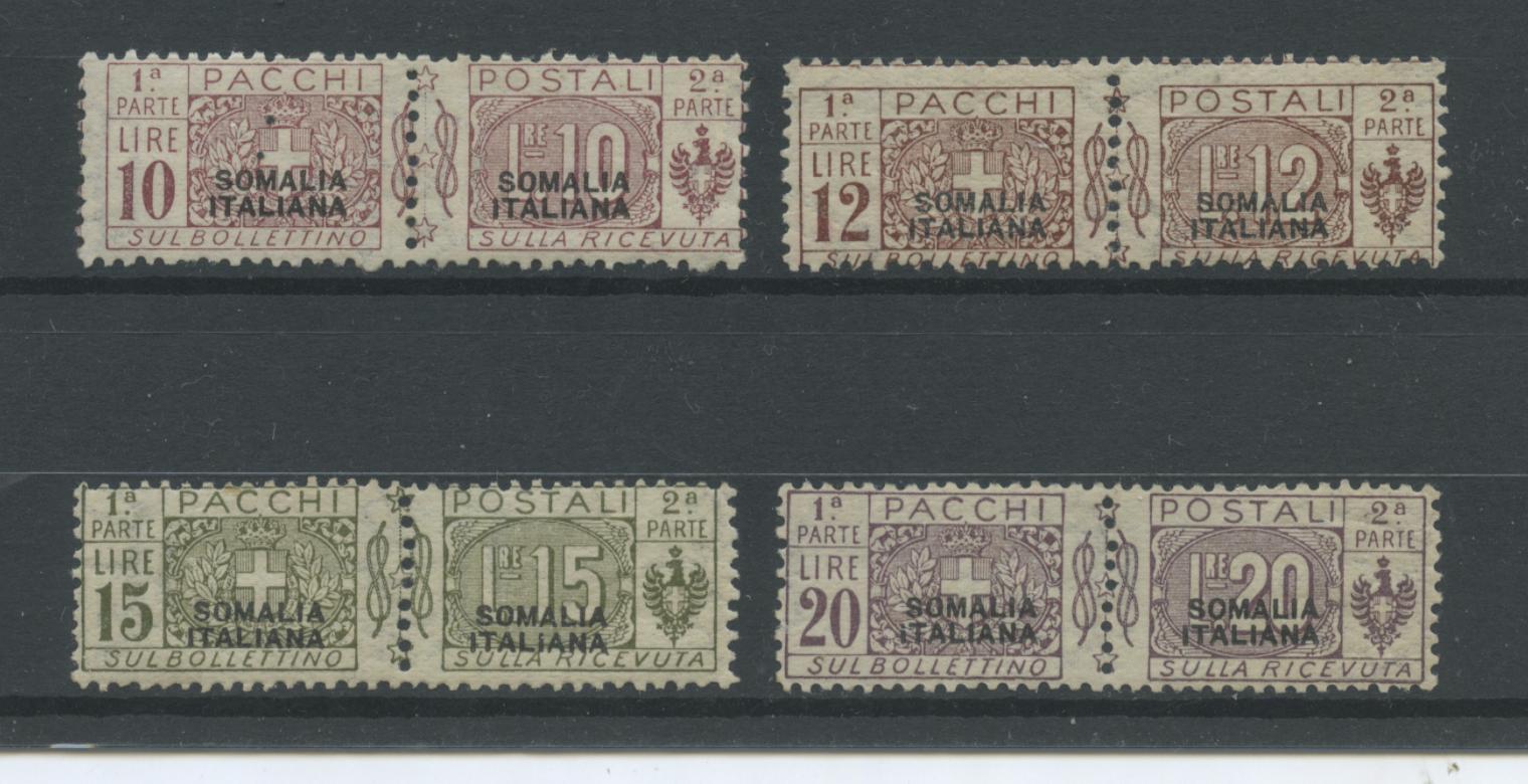 Scansione lotto: COLONIE SOMALIA 1926 PACCHI 4V. **