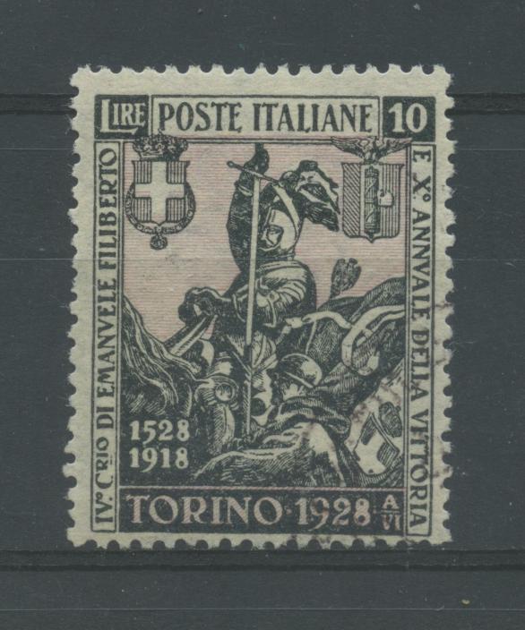 Scansione lotto: REGNO 1928 FILIBERTO L.10 US.