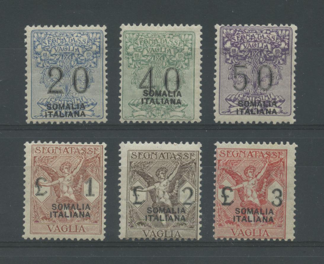 Scansione lotto: COLONIE SOMALIA 1926 VAGLIA 6V. 4 **