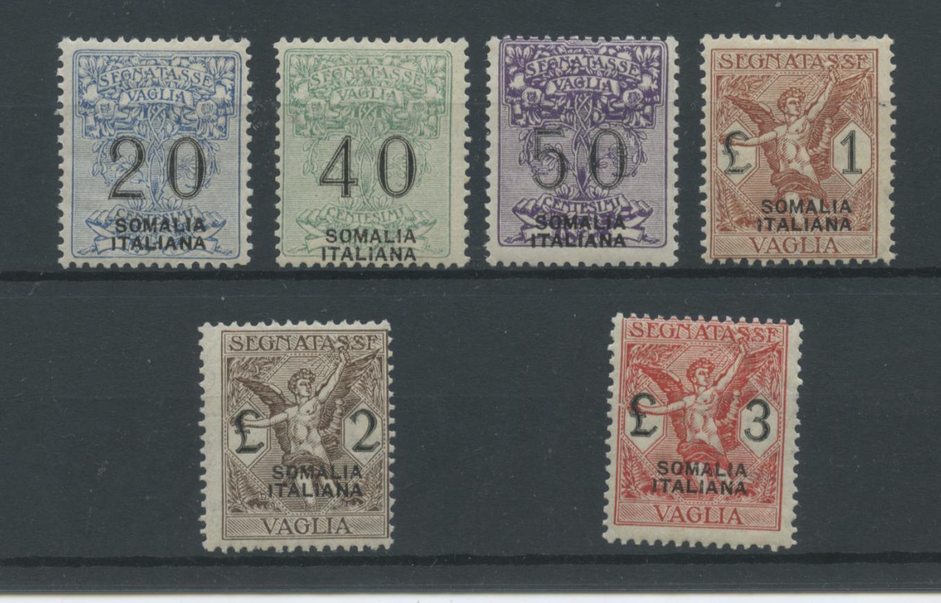 Scansione lotto: COLONIE SOMALIA 1926 VAGLIA 6V. 3 **