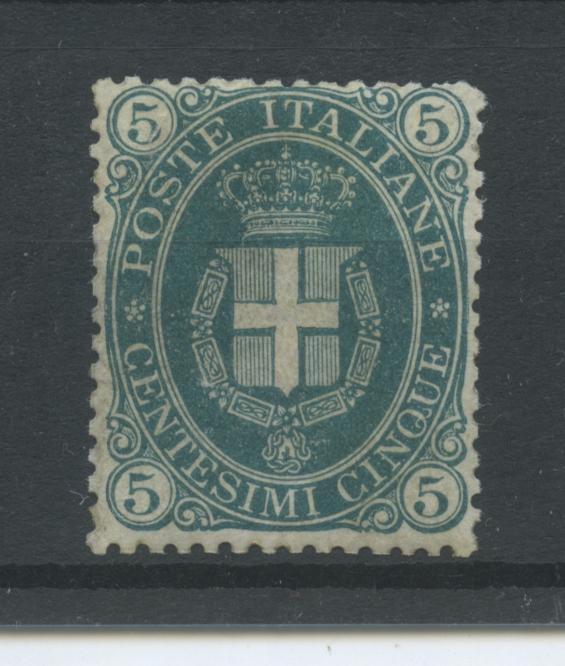 Scansione lotto: REGNO 1889 5C. VERDE 6 ** CENTRATO CERT.