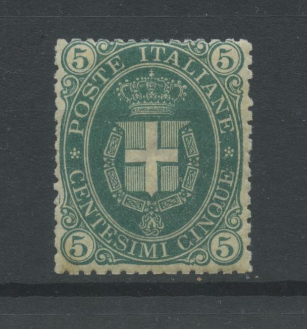 Scansione lotto: REGNO 1889 5C. VERDE 5 ** CENTRATO CERT.