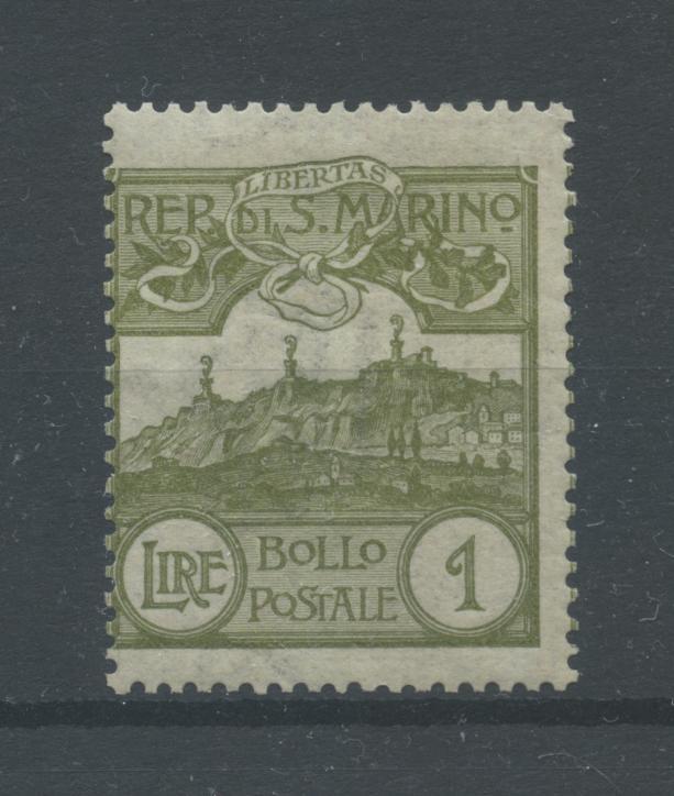 Scansione lotto: SAN MARINO 1903 CIFRA E VEDUTE L.1 **