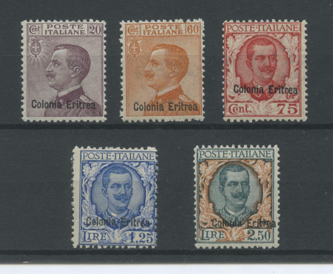 Scansione lotto: COLONIE ERITREA 1928/9 SOVR. 5V. 4 **