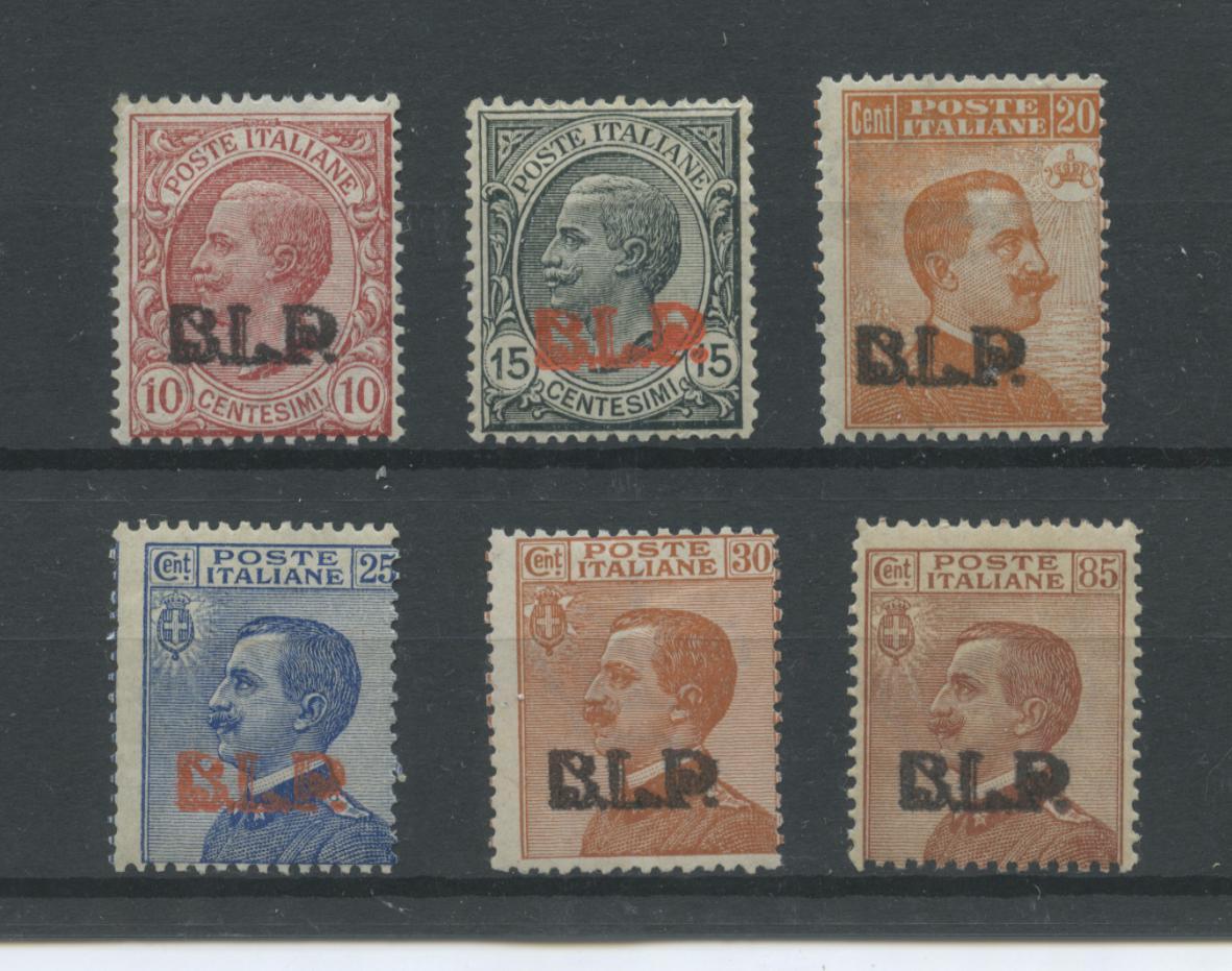 Scansione lotto: REGNO 1923 BLP III TIPO CPL. 6V. ** CERT.