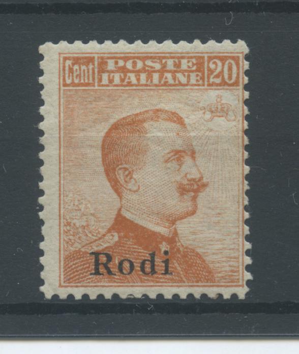 Scansione lotto: COLONIE EGEO 1917 20C. RODI 3 **