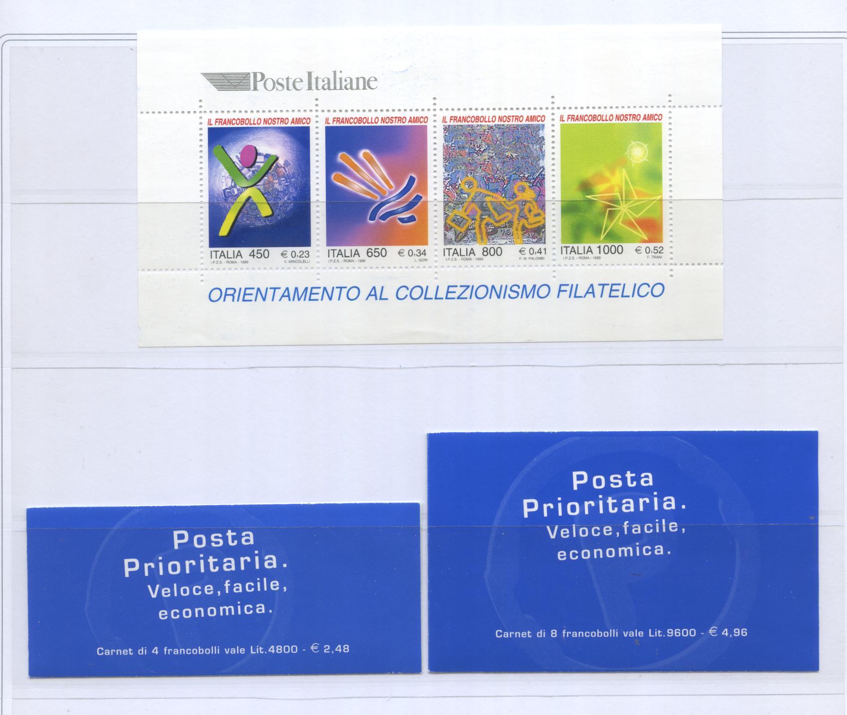 Scansione lotto: REPUBBLICA 1999 ANNATA CPL. 49V.+BF+2LB **