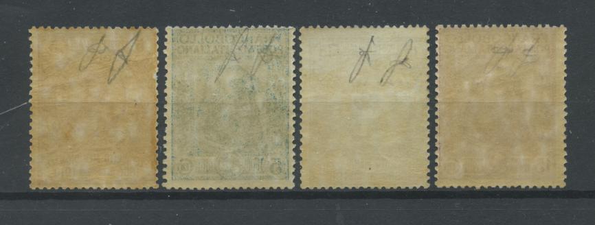 Scansione lotto: REGNO 1910 GARIBALDI 4V. 5 **  CERT.