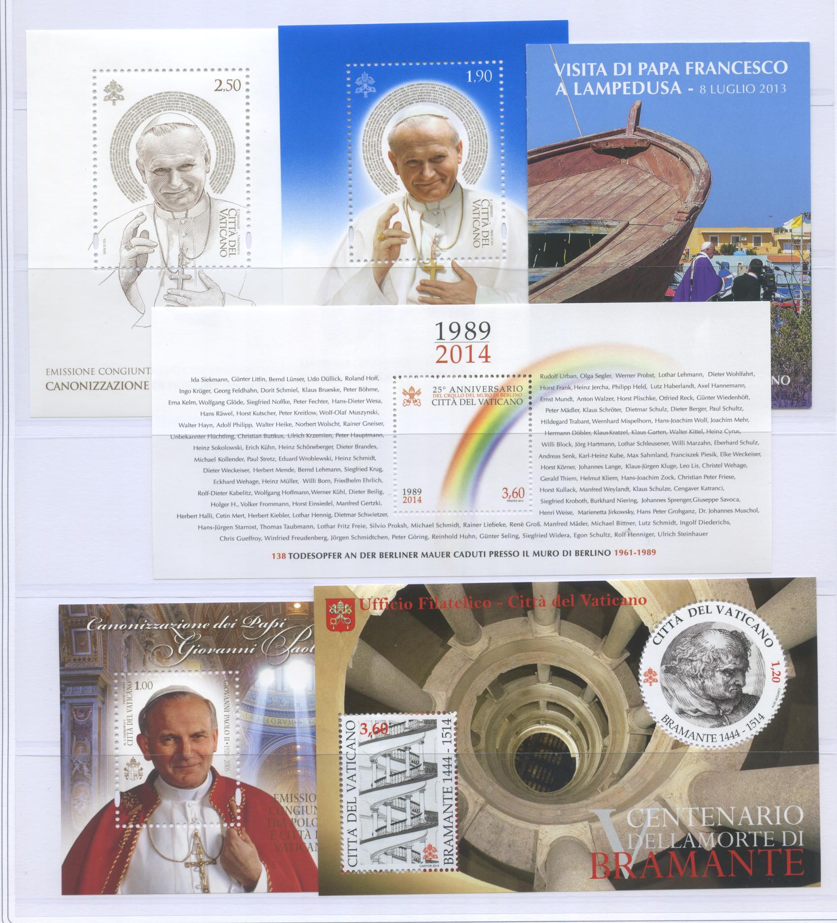 Scansione lotto: VATICANO 2014 ANNATA CPL. 26V.+5BF+1LB **