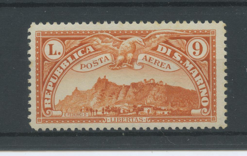 Scansione lotto: SAN MARINO 1931 VEDUTE P.A. L.9 **