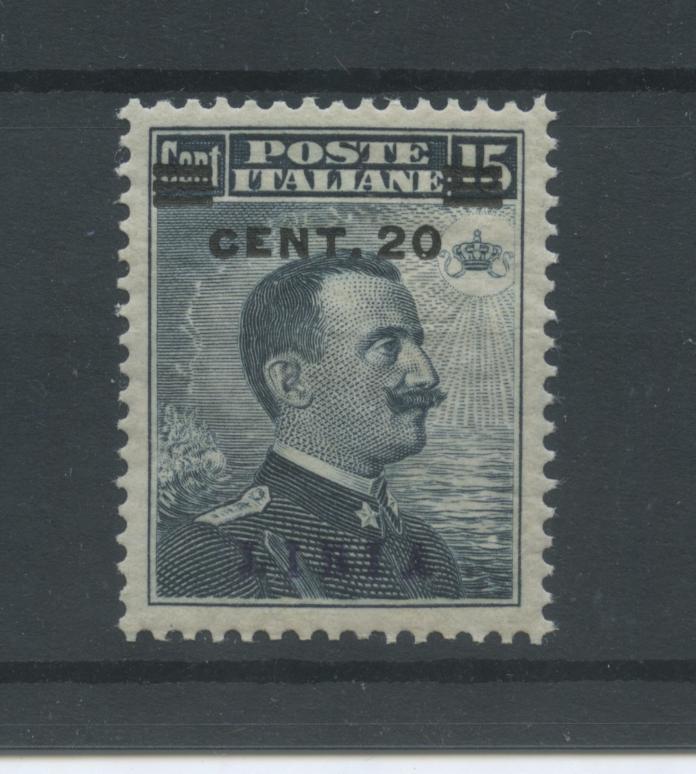 Scansione lotto: COLONIE LIBIA 1916 20C. SU 15C. 2 ** CENTRATO