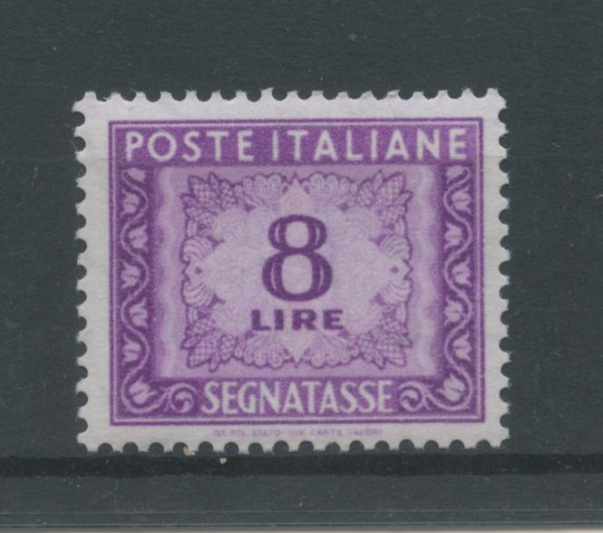 Scansione lotto: REPUBBLICA 1955 TASSE STELLE L.8 2 ** LUSSO