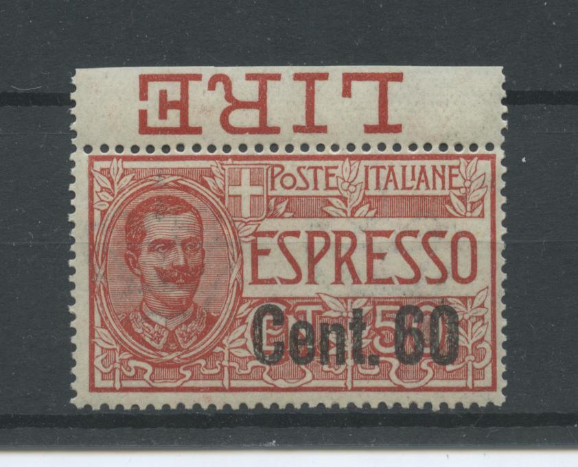 Scansione lotto: REGNO 1922 ESPRESSO N.6 3 ** LUSSO