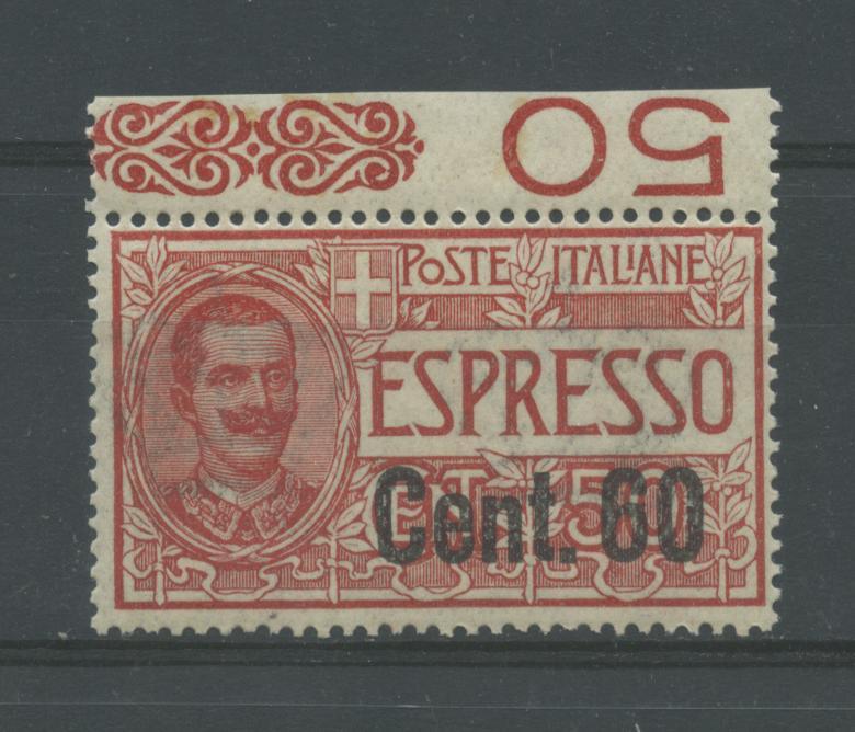 Scansione lotto: REGNO 1922 ESPRESSO N.6 2 ** LUSSO