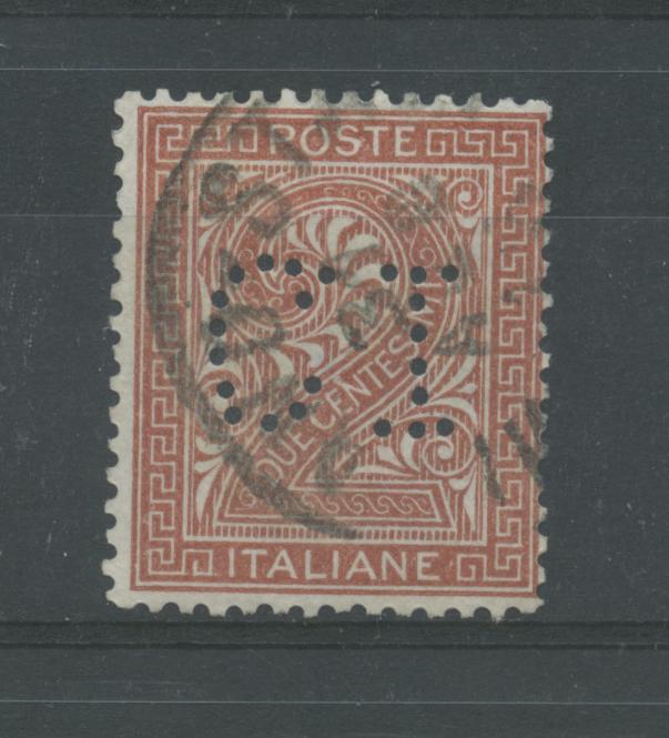 Scansione lotto: REGNO 1887 FRANCALETTERE N.1 2 US.  CERT.