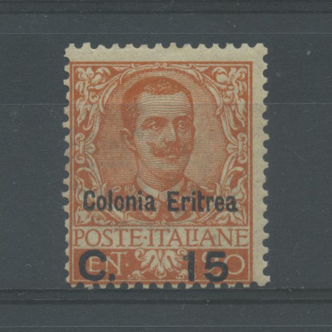 Scansione lotto: COLONIE ERITREA 1905 15C. SU 20C. 6 **