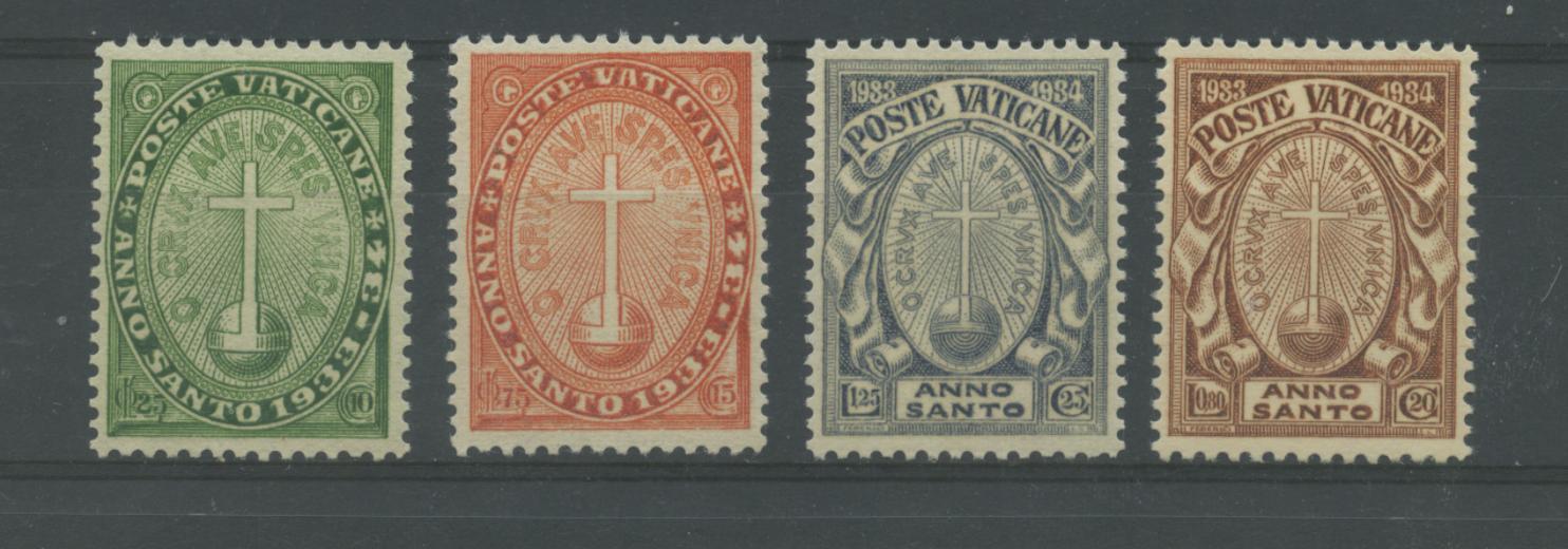 Scansione lotto: VATICANO 1933 ANNO SANTO 4V. ** LUSSO