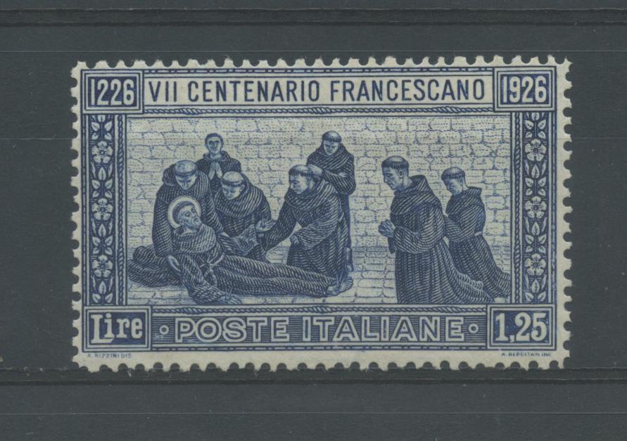 Scansione lotto: REGNO 1926 S. FRANCESCO RARO ** CENTRATO CERT.