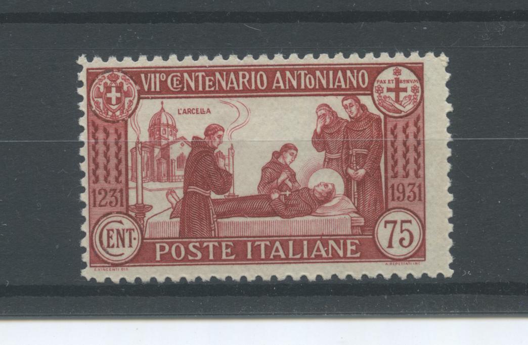 Scansione lotto: REGNO 1931 S. ANTONIO 75V. RARO 5 **