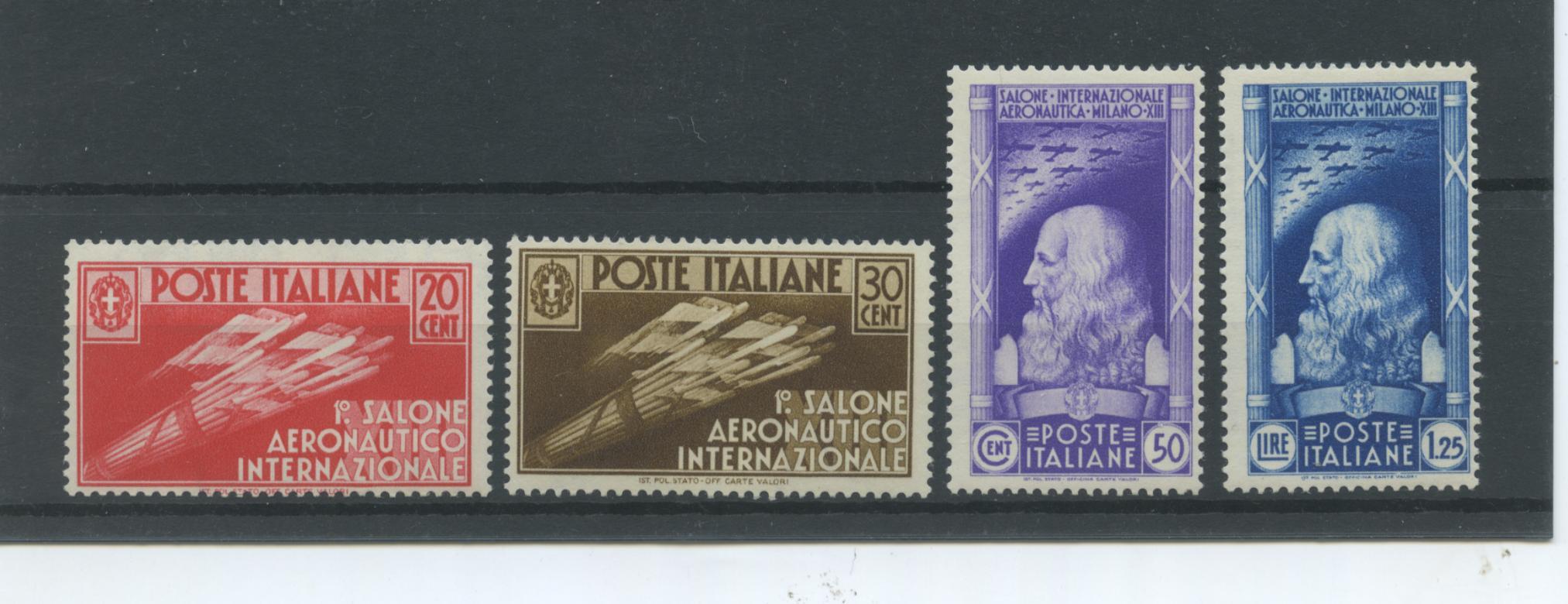 Scansione lotto: REGNO 1935 SALONE 4V. 6 **  CERT.