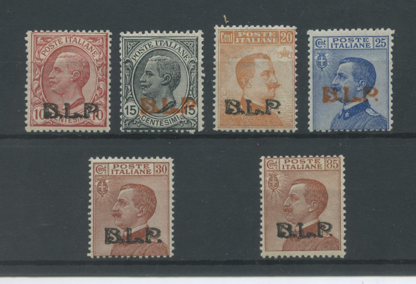 Scansione lotto: REGNO 1923 BLP III TIPO CPL. 6V. ** CENTRATO CERT.