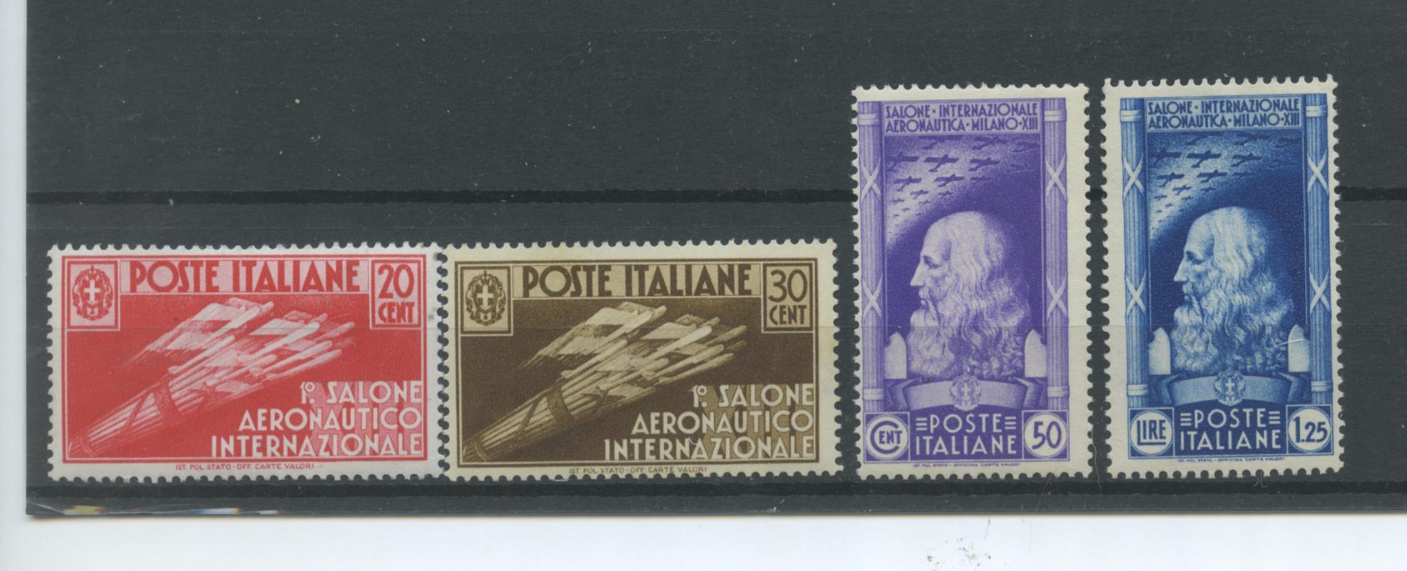 Scansione lotto: REGNO 1935 SALONE 4V. 2 **  CERT.