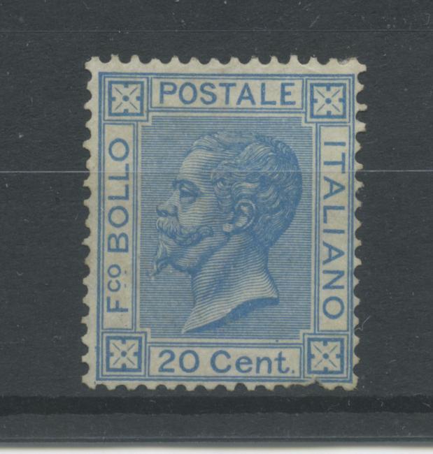 Scansione lotto: REGNO 1867 20C. TORINO 5 ** CERT.