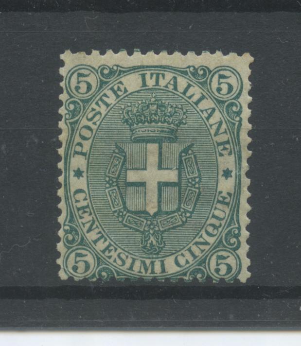 Scansione lotto: REGNO 1891/6 5C. VERDE 2 **  CERT.