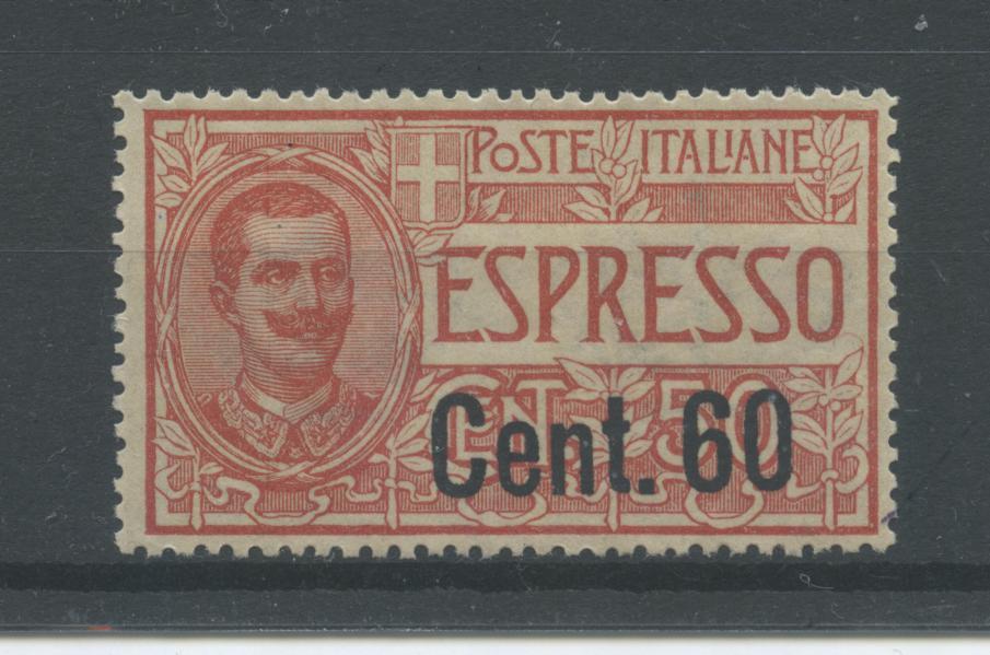 Scansione lotto: REGNO 1922 ESPRESSO N.6 9 ** LUSSO