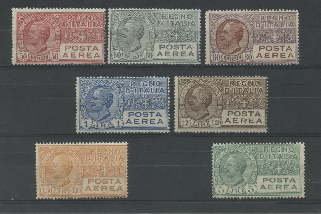 Scansione lotto: REGNO 1926 POSTA AEREA 7V. 4 **