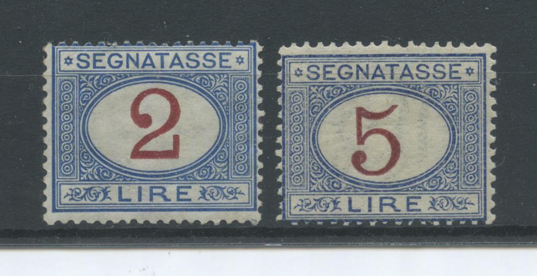 Scansione lotto: REGNO 1903 TASSE L.2 E L.5 *