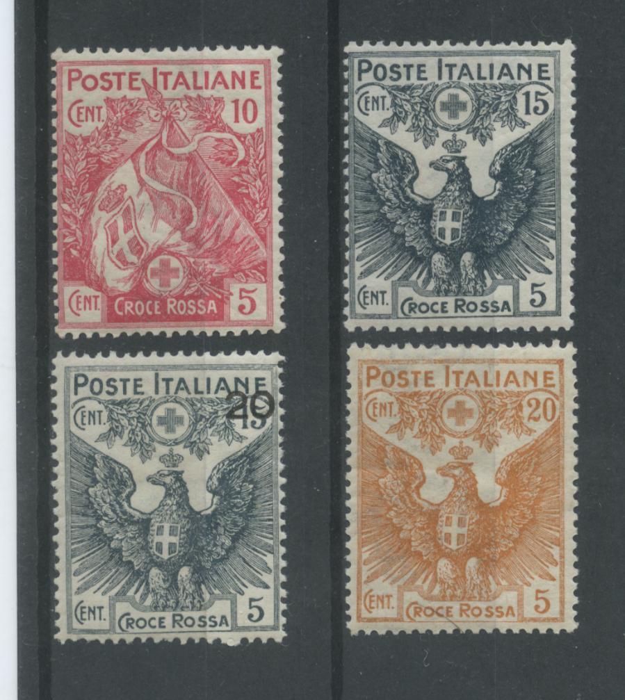 Scansione lotto: REGNO 1915/7 CROCE ROSSA 4V. *