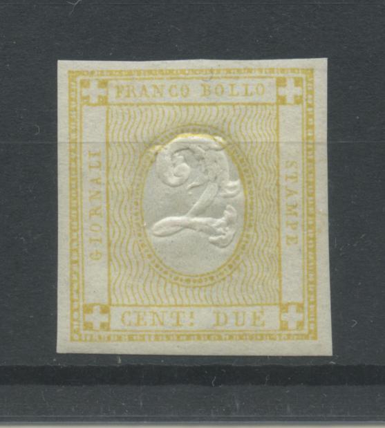 Scansione lotto: REGNO 1862 2C. GIALLO **