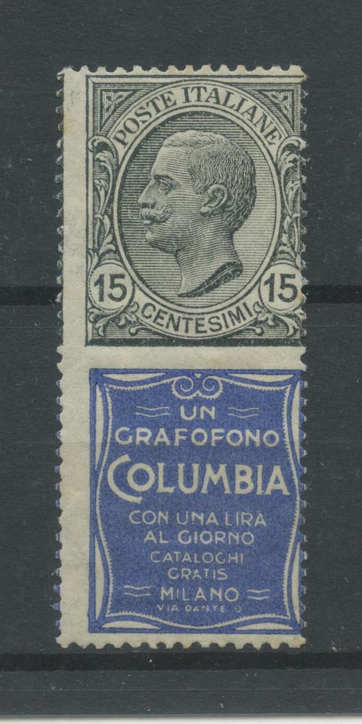 Scansione lotto: REGNO 1924 15C. COLUMBIA 2 **