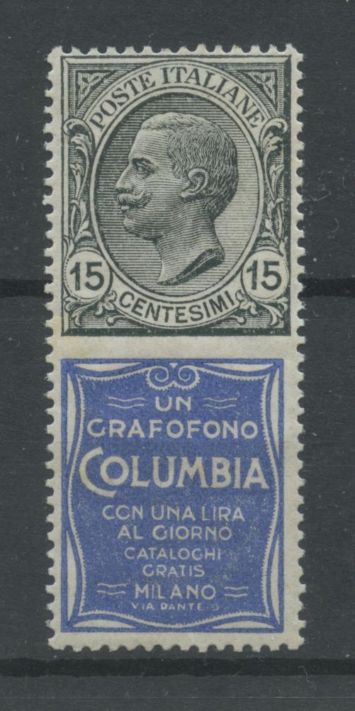 Scansione lotto: REGNO 1924 15C. COLUMBIA 2 ** LUSSO